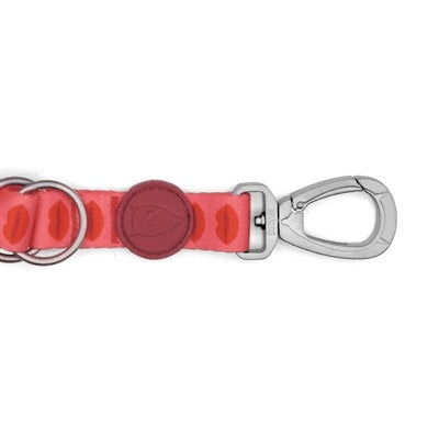 Morso Hundeleine Verstellbar Recycelt Lippenstift Rosa