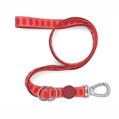 Morso Hundeleine Verstellbar Recycelt Lippenstift Rosa