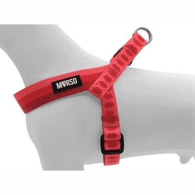 Morso Mini-Hundegeschirr Einstellbar Recycelt Lippenstift Rosa