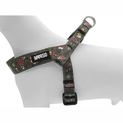 Morso Mini-Hundegeschirr Einstellbar Recycelte Tinte Tank Grün