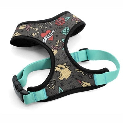 Morso Hundegeschirr Körper Netz Recycelte Tinte Tank Grün