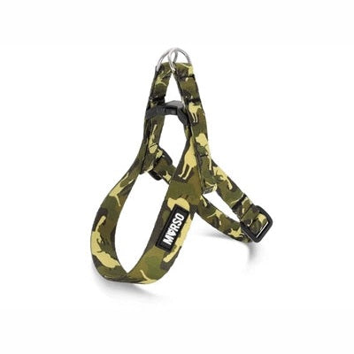 Morso Mini-Hundegeschirr Einstellbar Recyceltes Vollmetall Hund Braun