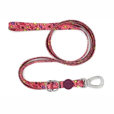 Morso Hundeleine Verstellbar Recycelt Rosa Think Pink