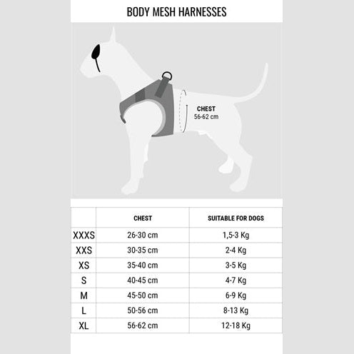 Morso Hundegeschirr Body Mesh Recycelt Rosa Think Pink