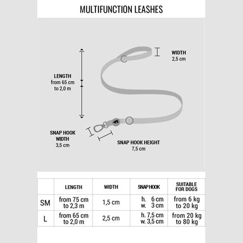 Morso Hundeleine Einstellbar Recycelt Dschungel Trommel Orange