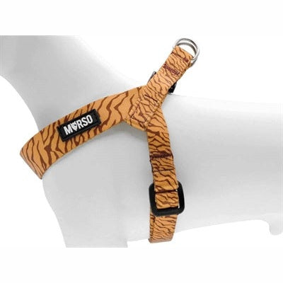 Morso Mini-Hundegeschirr Einstellbar Recycelt Dschungel Trommel Orange