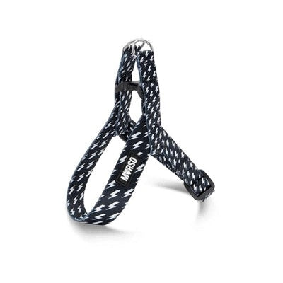 Morso Mini-Hundegeschirr Einstellbar Recycelt Stromfluss Schwarz