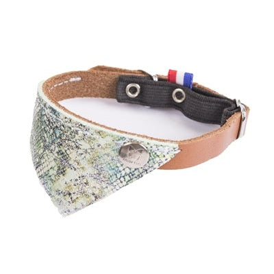 Martin Katzenhalsband Malibu Grün / Braun