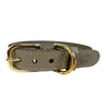Sazzz Hundehalsband Braveheart Classic Leder Taupe