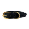 Sazzz Hundehalsband Braveheart Classic Leder Schwarz