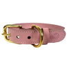 Sazzz Hundehalsband Braveheart Classic Leder Rosa