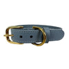 Sazzz Hundehalsband Braveheart Classic Leder Hellblau