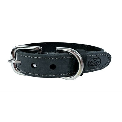 Sazzz Hundehalsband Nomad Vintage Leder Anthrazit