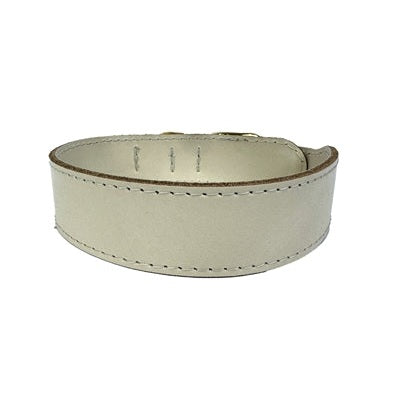 Sazzz Hundehalsband Pioneer Classic Leder Creme