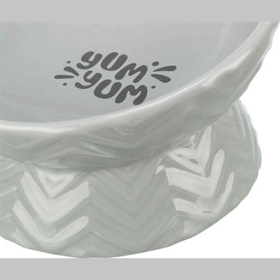 Trixie Erhöhter Futternapf/Wassernapf Keramik Grau