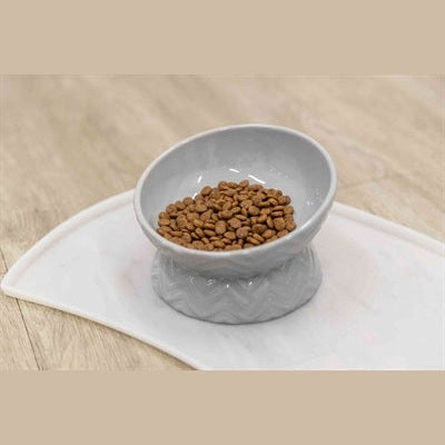 Trixie Erhöhter Futternapf/Wassernapf Keramik Grau