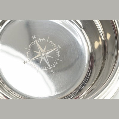 Trixie Be Nordic Set Fressnapf/Wassernapf Holz/Edelstahl Weiss