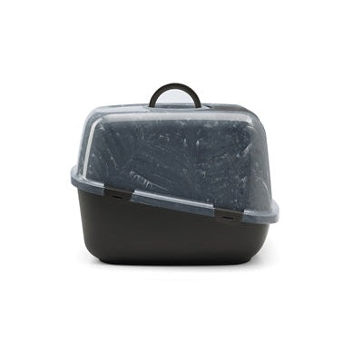 Savic Katzentoilette Nestor Jumbo Marmor Grau/Schwarz