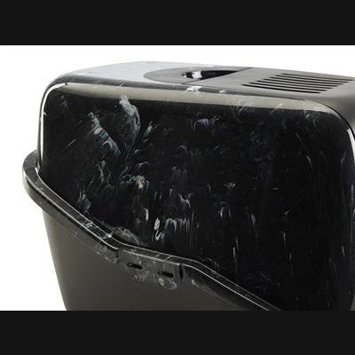 Savic Katzenklo Nestor Marmor Schwarz/Weiss