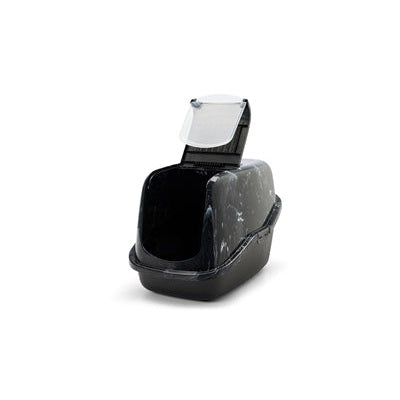 Savic Katzenklo Nestor Marmor Schwarz/Weiss