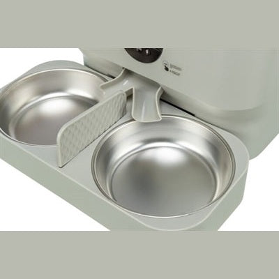 Trixie Futter-/Trinkschale Doppelt Für #24347 Kunststoff/Edelstahl Weiss