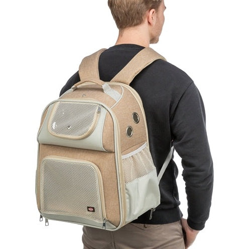 Trixie Hunderucksack Weide Beige / Braun