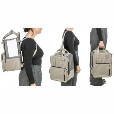Trixie Hunde-Rucksack Citystyle Kunstleder Hellgrau