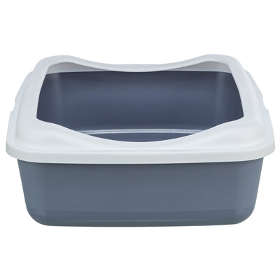 Trixie Katzentoilette Klassisch Mit Rand Lila/Weiss