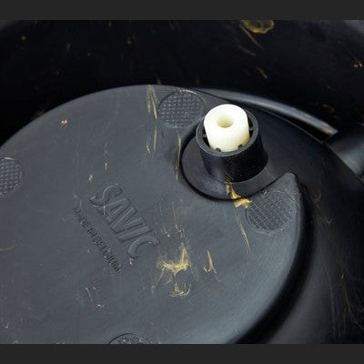 Savic Butler Futter- Und Trinkschale Mit Tablett Marmor Schwarz/Gold