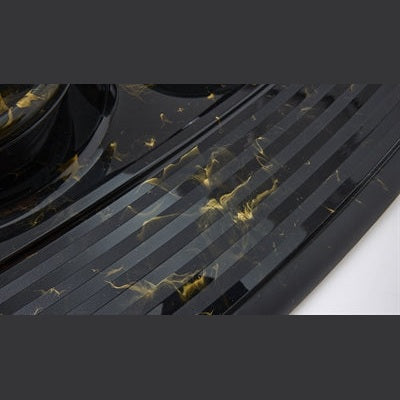 Savic Butler Futter- Und Trinkschale Mit Tablett Marmor Schwarz/Gold