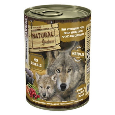 Natural Greatness Rindfleisch / Iberisches Schweinefleisch / Süsskartoffeln