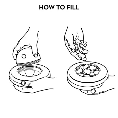 Kong Kreisel Rot/Blau