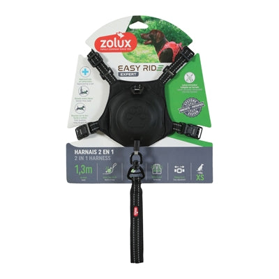 Zolux Easyride Hundegeschirr Schwarz