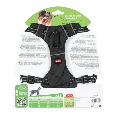 Zolux Easyride Hundegeschirr Schwarz