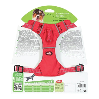 Zolux Easyride Hundegeschirr Rot