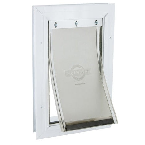 Petsafe Hundeklappe Bis Zu 7 Kg Aluminium Weiss